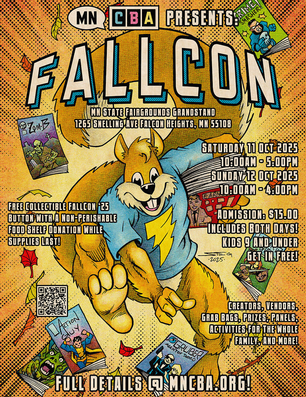 MNCBA FallCon 2025 Flyer Featuring Artwork by Mark Stegbauer